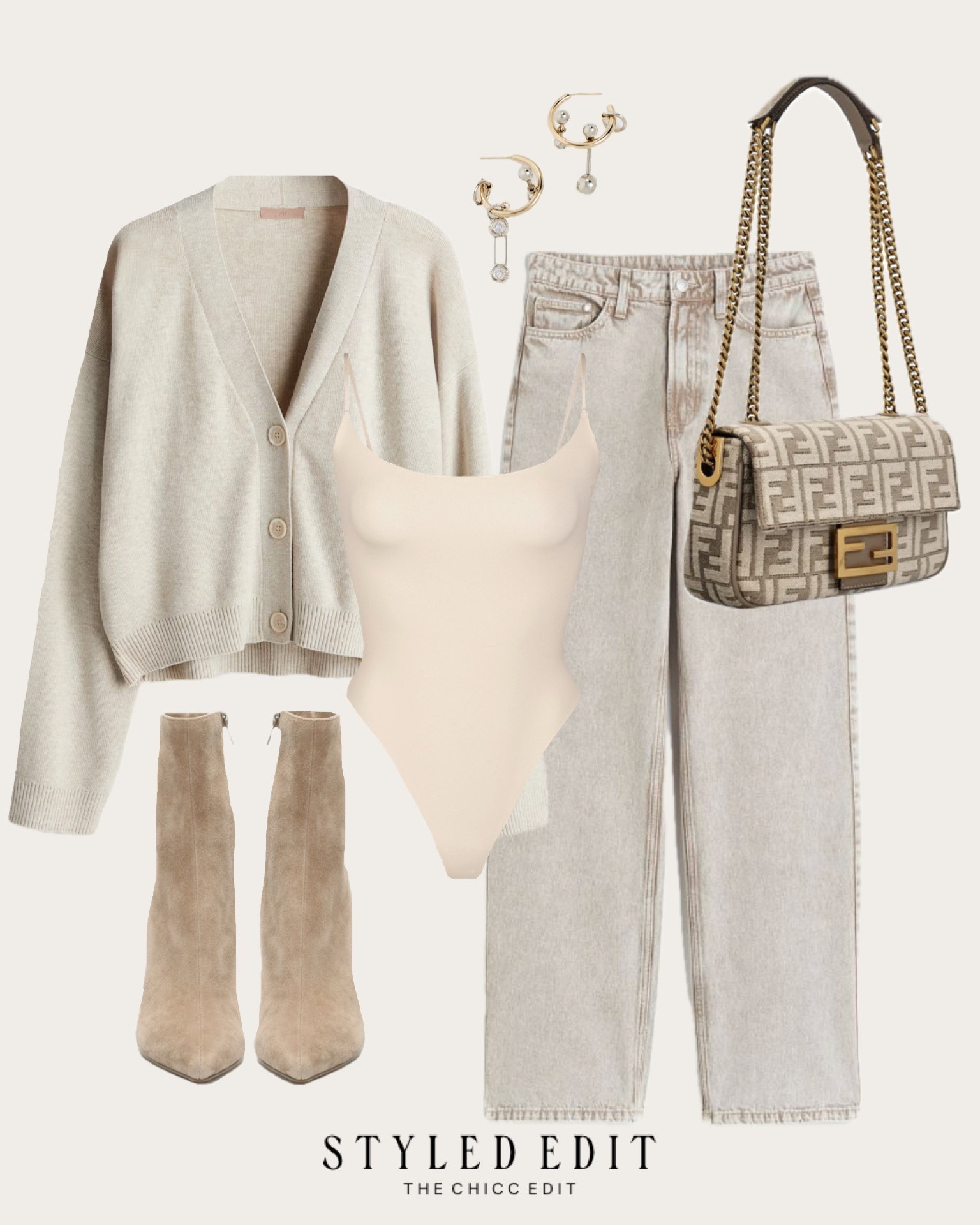 A look for autumn 🍂 

#outfit #boots #cardigan #jeans #bodysuit Fendi

#LTKootd #LTKgrwm #LTKWorkwear