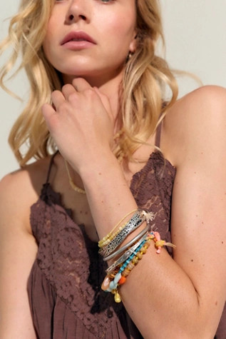 Beaded Semiprecious Stone Bracelet | Free People (Global - UK&FR Excluded)