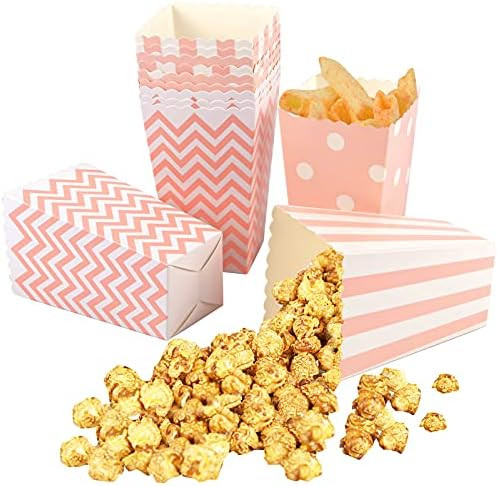 Nivofu 12 Pcs Popcorn Box Small Cardboard Popcorn Bags Mini Popcorn Bucket Popcorn Holder Party P... | Amazon (CA)