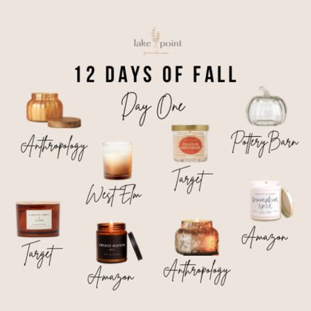 Hey everyone!! So we are going to kick off the fall season with 12 days of fall fun!! Starting with our favorite FALL CANDLES! These are perfect for birthdays, house gifts, or anything really! Make sure to check in tomorrow to see what fall favorites we’ve got for you!!

#LTKSeasonal #LTKGiftGuide #LTKHalloween