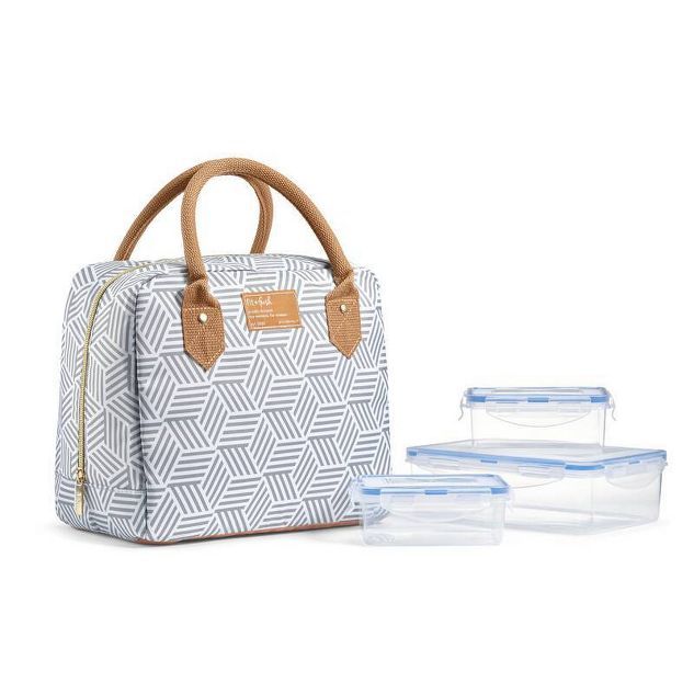 Fit & Fresh Bloomington Lunch Tote - Gray | Target