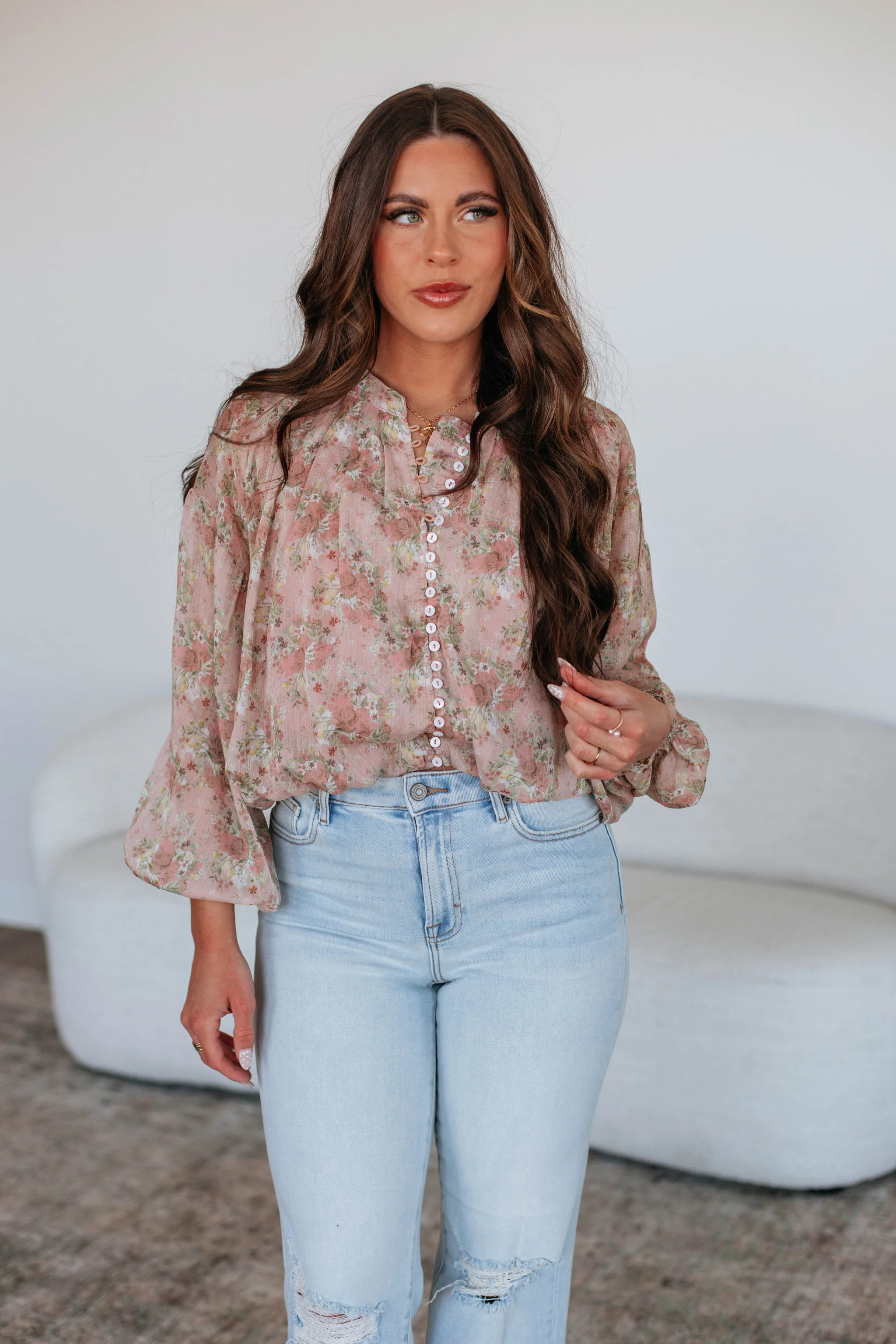 Novie Floral Blouse | Wild Oak Boutique