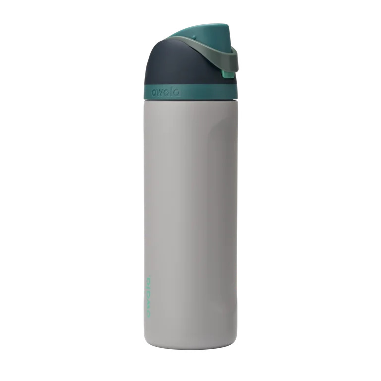 Owala FreeSip Stainless Steel Water Bottle, 24oz, Gray Whale | Walmart (US)