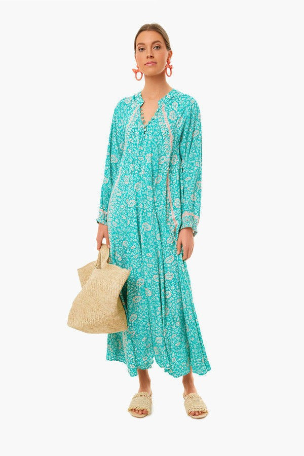 Floral Print Amalfi Sea Fiore Maxi | Tuckernuck (US)