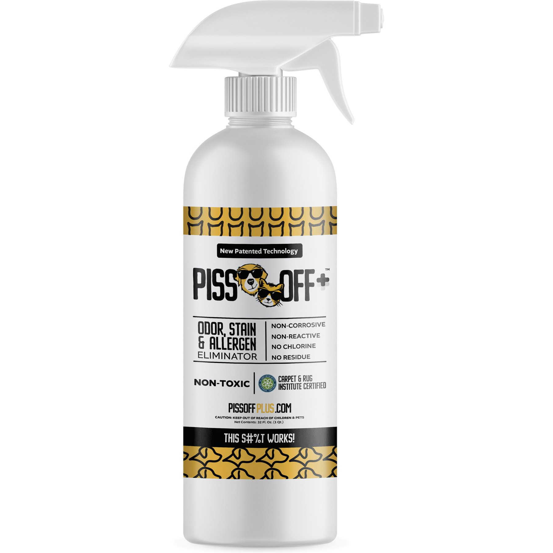 PISS OFF+ Odor Stain & Allergen Eliminator, 32-fl oz spray bottle | Chewy