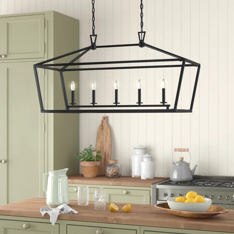 Hastings 5 - Light Kitchen Island Linear Pendant | Wayfair North America
