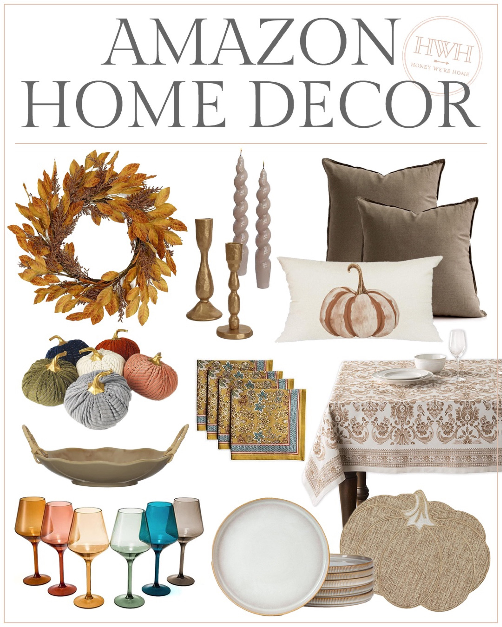 Amazon Fall Home Decor

Tablescape, Affordable Table Decor, Fall Table Decor, Pumpkins, Thanksgiving Table Decor

#LTKSeasonal #LTKHoliday #LTKhome