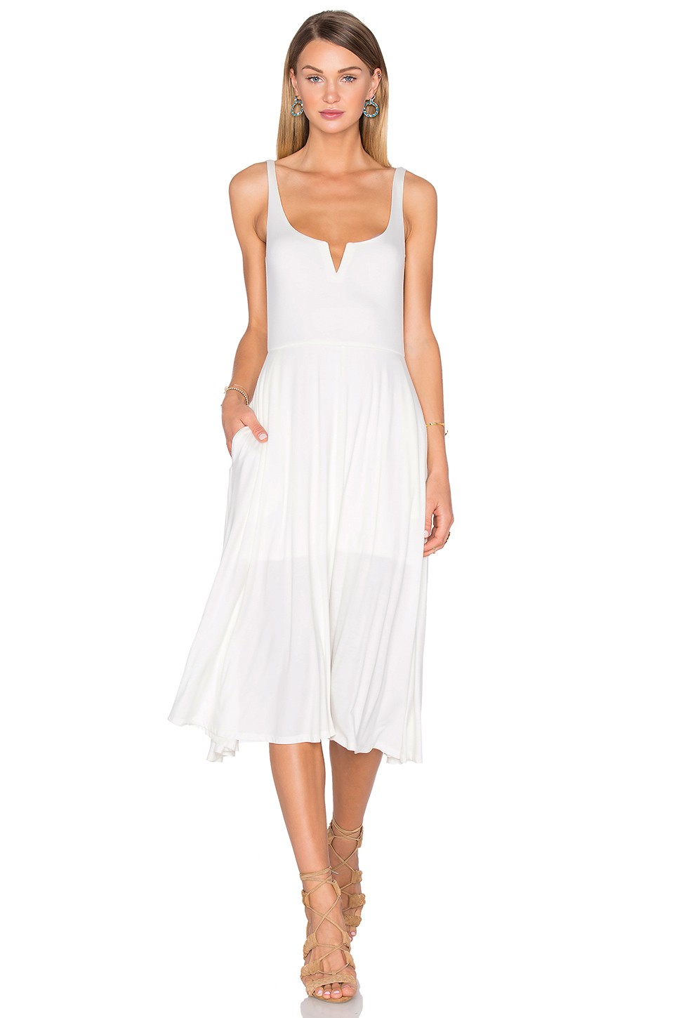 House of Harlow 1960 x REVOLVE Ella Tank Dress in Ivory from Revolve.com | Revolve Clothing (Global)