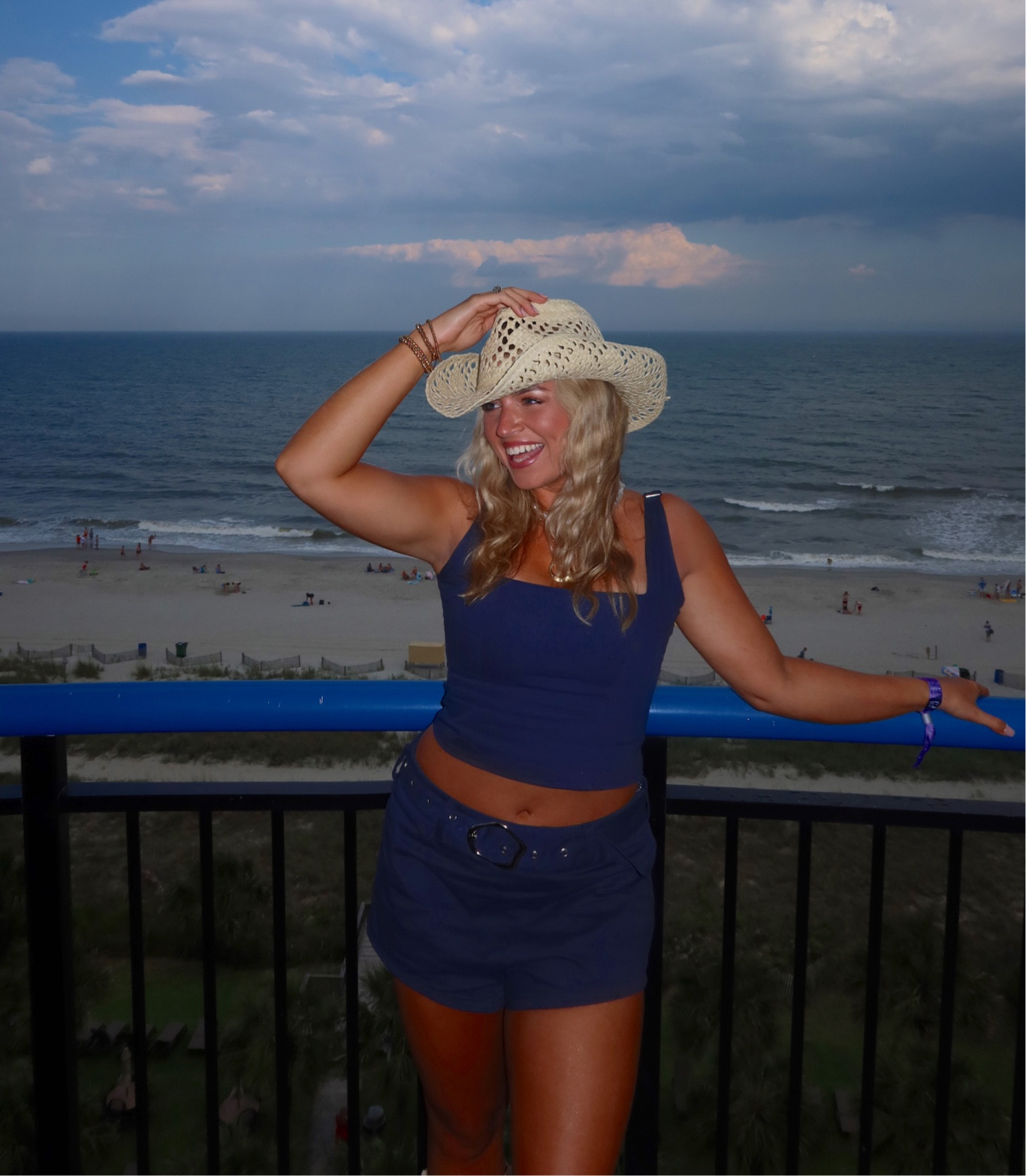 Navy blue matching set