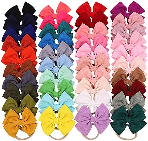 40PC Hair Bows | Amazon (US)
