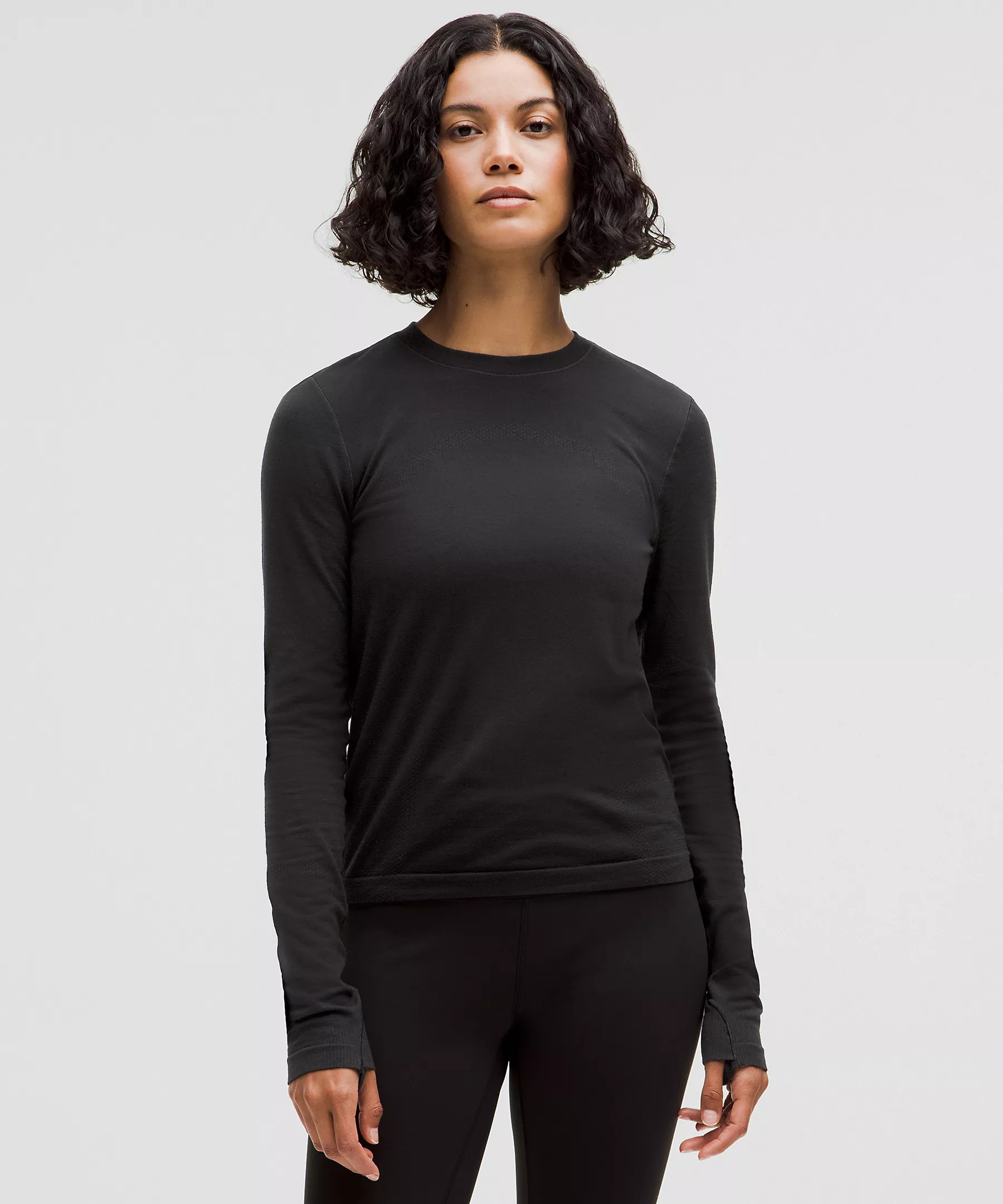 Swiftly Wool Long-Sleeve Shirt | Lululemon (US)