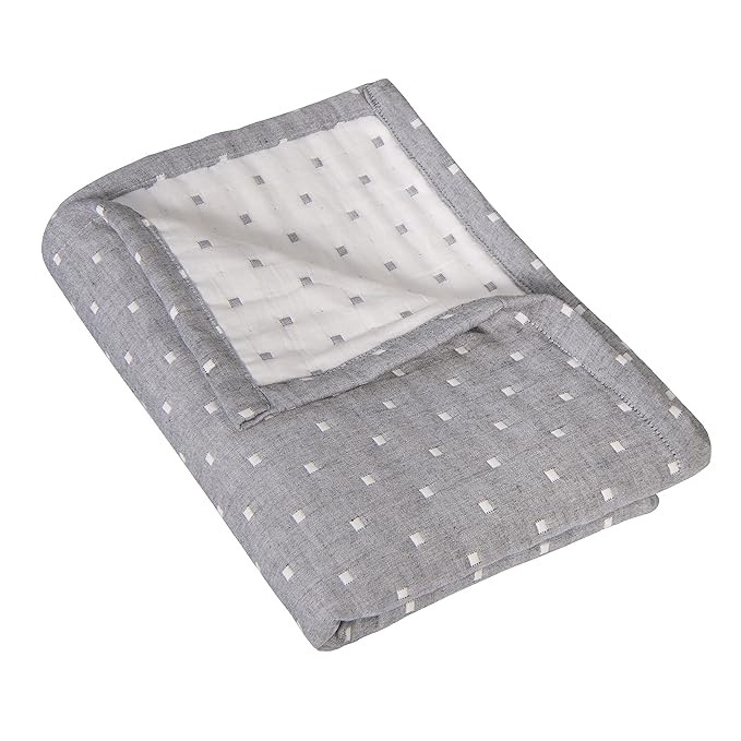 NTBAY 3 Layer Toddler Blanket, Muslin Cotton Jacquard Bed Blankets, Lightweight Thermal Baby Blan... | Amazon (US)