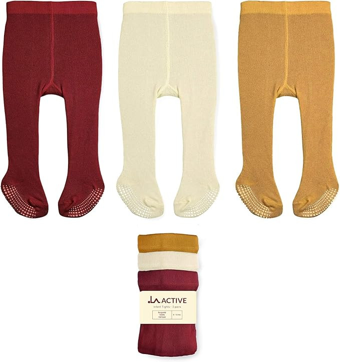 LA ACTIVE Baby Girls Tights - Cozy Warm Cotton Winter Tights Toddler Infant Newborn Kids Stocking... | Amazon (US)