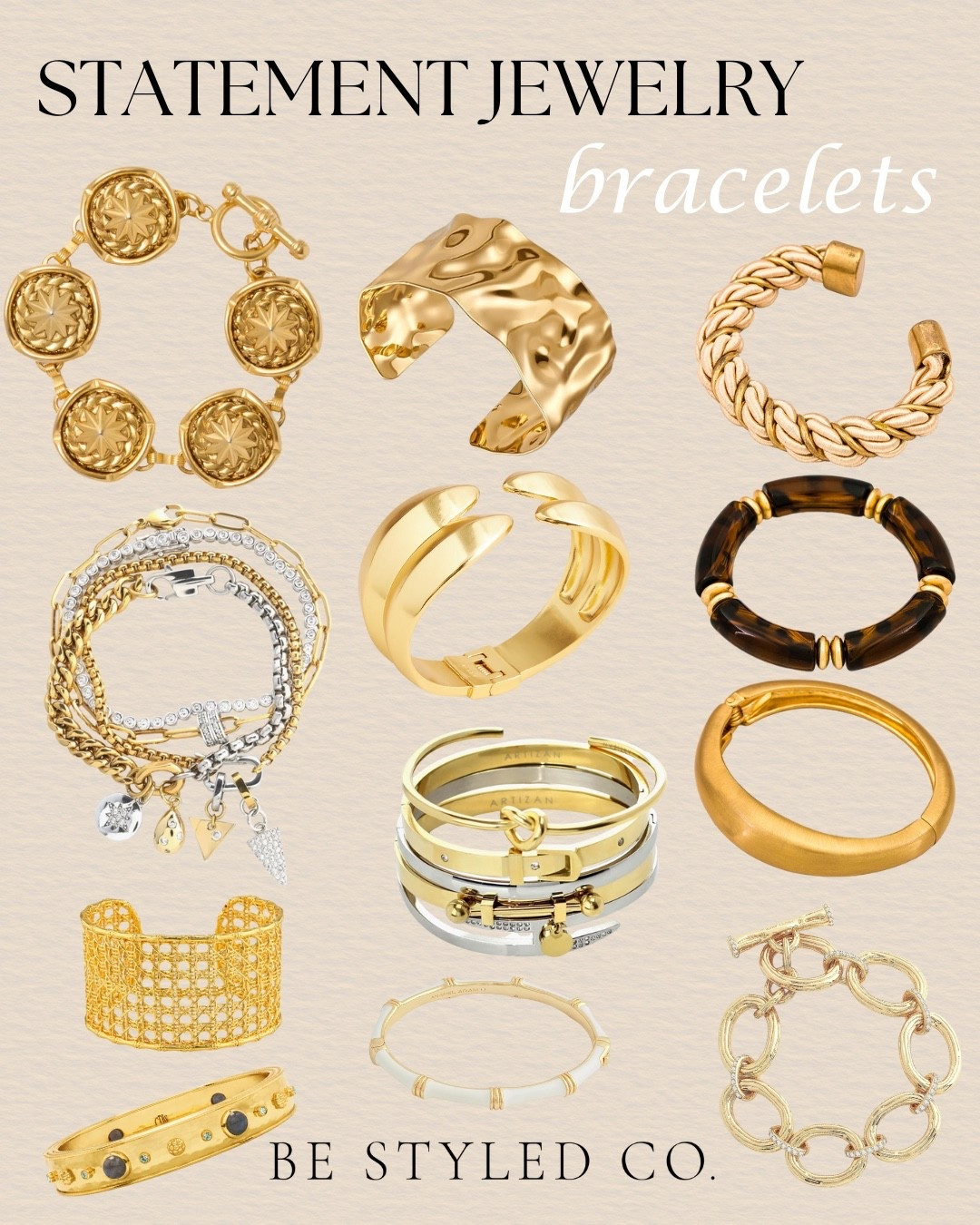 Our favorite statement bracelets to instantly elevate your summer look - best bracelets - trending jewelry 

#LTKStyleTip #LTKFindsUnder100 #LTKOver40