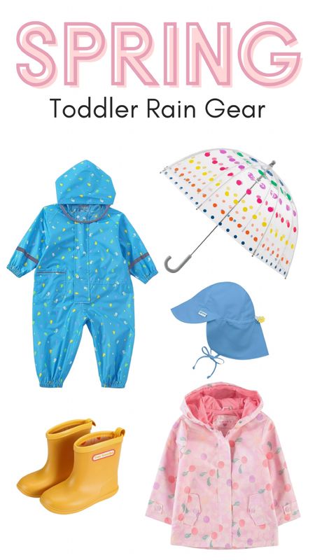 Best toddler rain gear Amazon finds! ☔️ 

#LTKkids #LTKSeasonal #LTKbaby