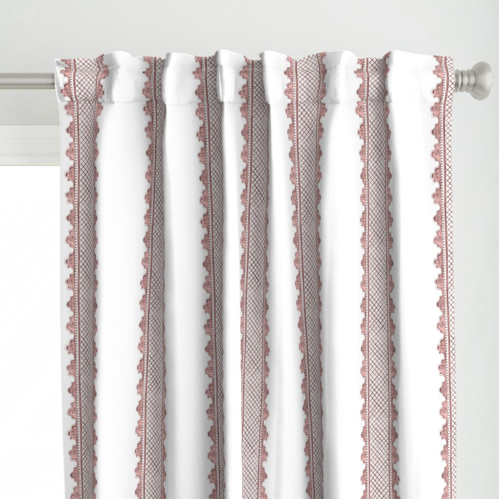 Clarabelle Garrison Red copy Curtain | Spoonflower | Spoonflower