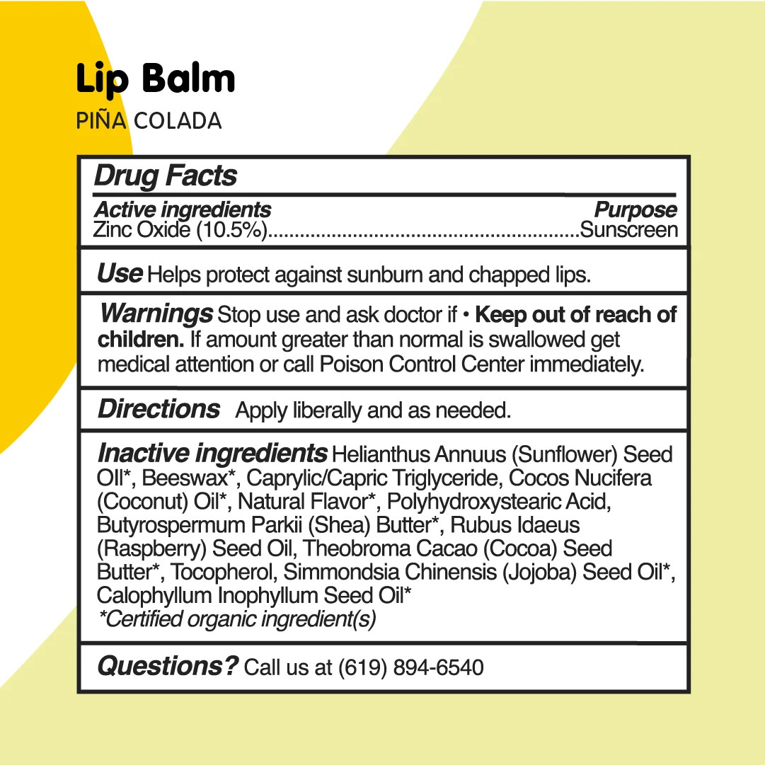 Spf lip balm 2 pack | Tubby Todd Bath Co.