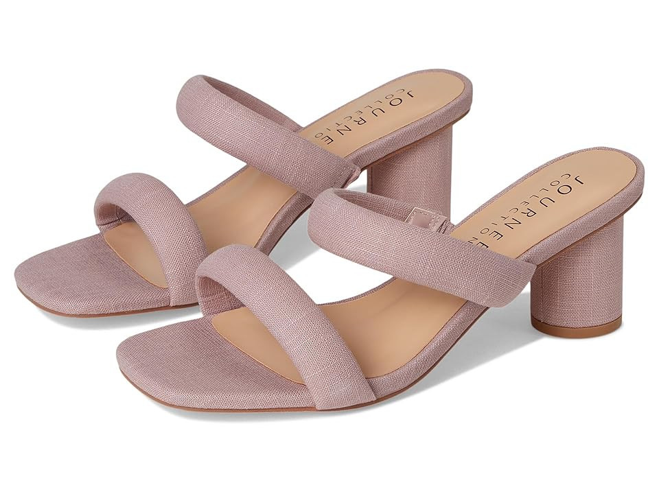 Journee Collection Aniko Women's Dress Sandals Blush : 8.5 M | Zappos