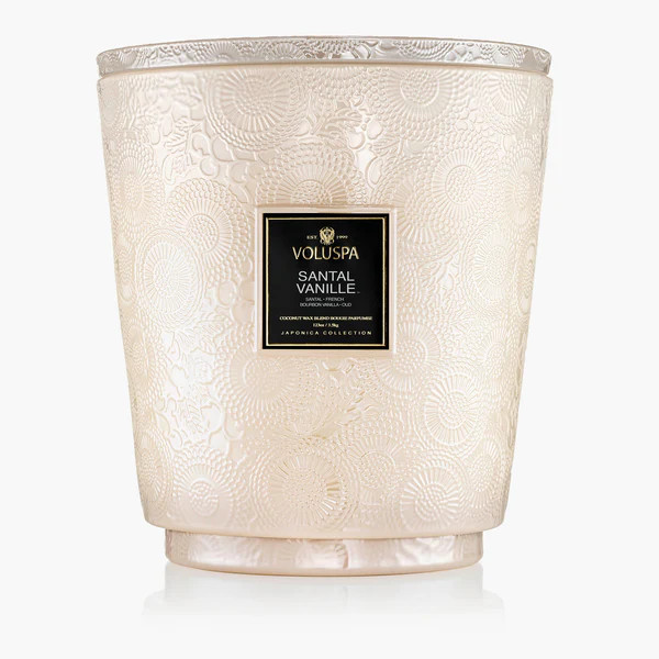 Santal Vanille - 5 Wick Hearth Candle | Voluspa