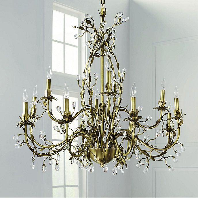 Ava Crystal Chandelier | Frontgate