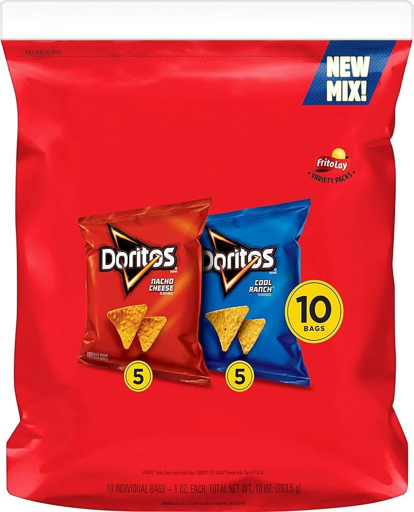 Doritos Mix (Nacho Cheese and Cool Ranch),1 Ounce (Pack of 10) | Amazon (US)