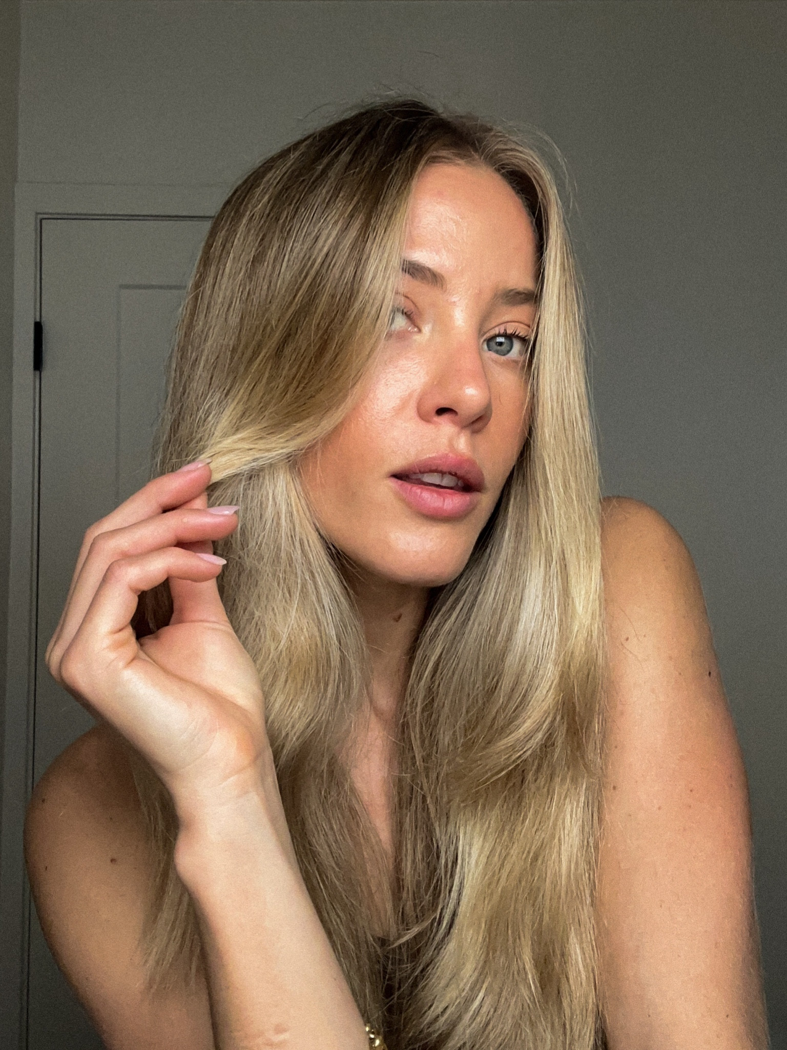 Healthy hair routine 