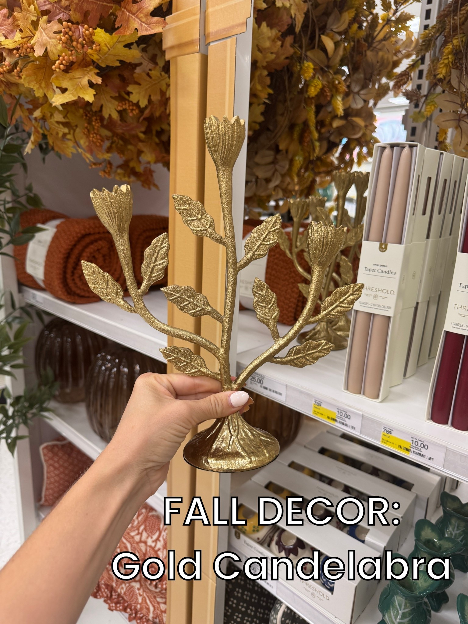 Gold Candelabra for Elegant Fall Decor

Add a touch of sophistication to your autumn home with a gold candelabra. Perfect for dining tables, mantels, or entryway displays, this fall decor piece brings warmth, elegance, and a cozy seasonal vibe. Explore autumn decorating ideas, candle centerpiece inspiration, and stylish ways to elevate your fall home decor. 

#LTKSeasonal #LTKStyleTip #LTKHome