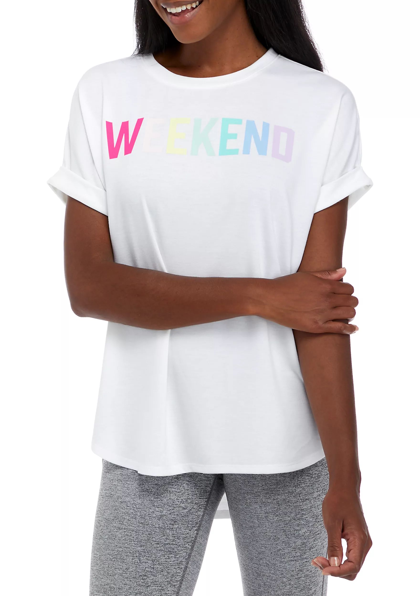 Women's Short Sleeve Baby Terry Graphic T-Shirt | Belk