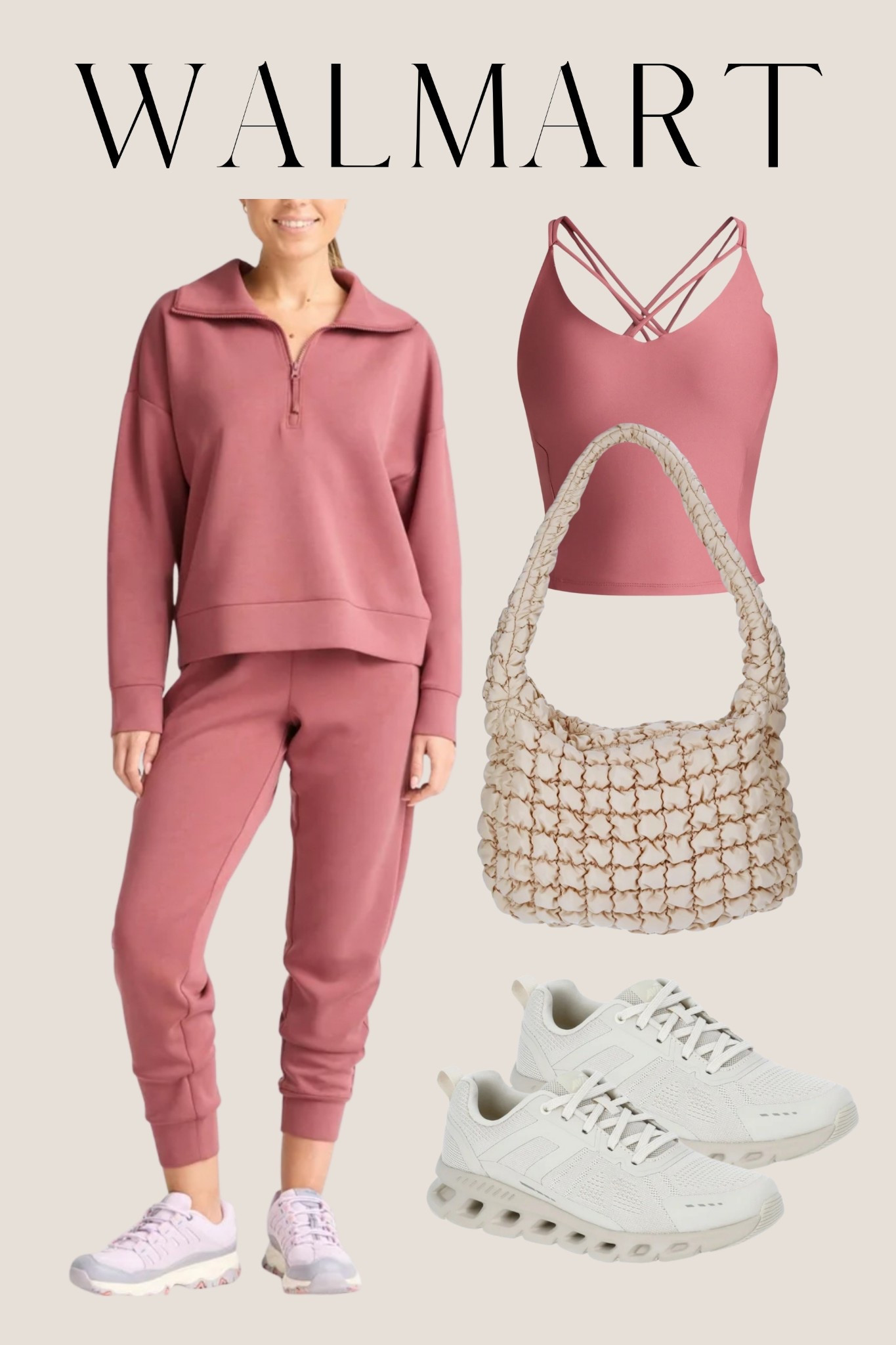 Walmart athleisure outfit, cute activewear, school drop off outfit, travel outfitt

#LTKActive #LTKStyleTip #LTKFindsUnder50