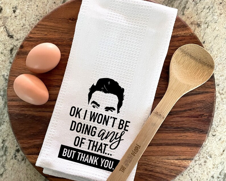 Schitts Creek Kitchen Towel, Funny Cooking Apron Towel | Etsy (US)