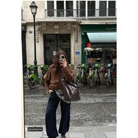 Stradivarius Faux suede bomber jacket Brown S | Stradivarius (UK)