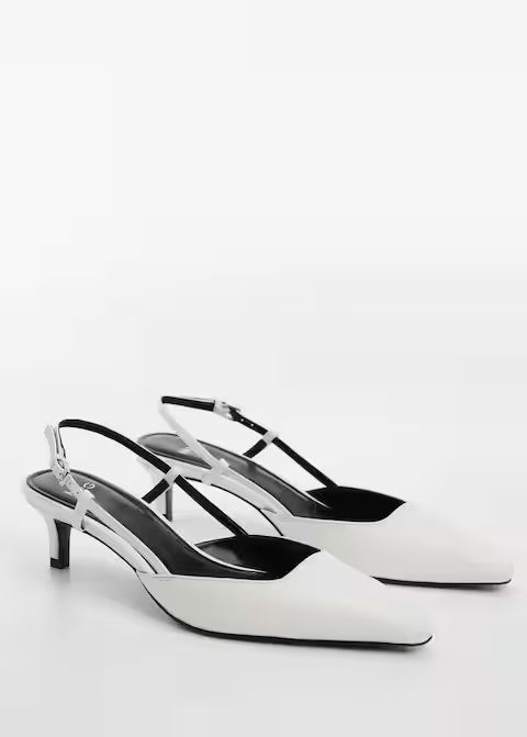 Sling back heel shoes -  Women | Mango USA | MANGO (US)