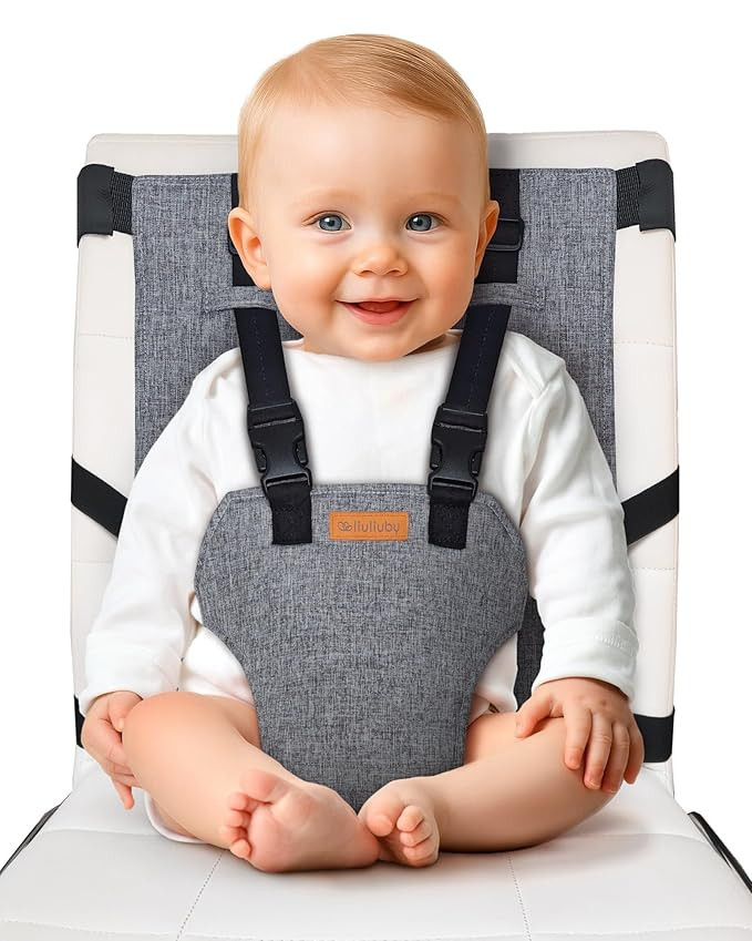 liuliuby Compact Travel High Chair | Portable High Chair for Baby | Baby Travel Essential Harness... | Amazon (US)