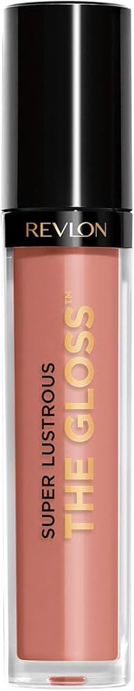 Revlon Super Lustrous Lip Gloss, Non-Sticky, Hydrating, High Shine Finish, 215 Super Natural, 0.1... | Amazon (US)
