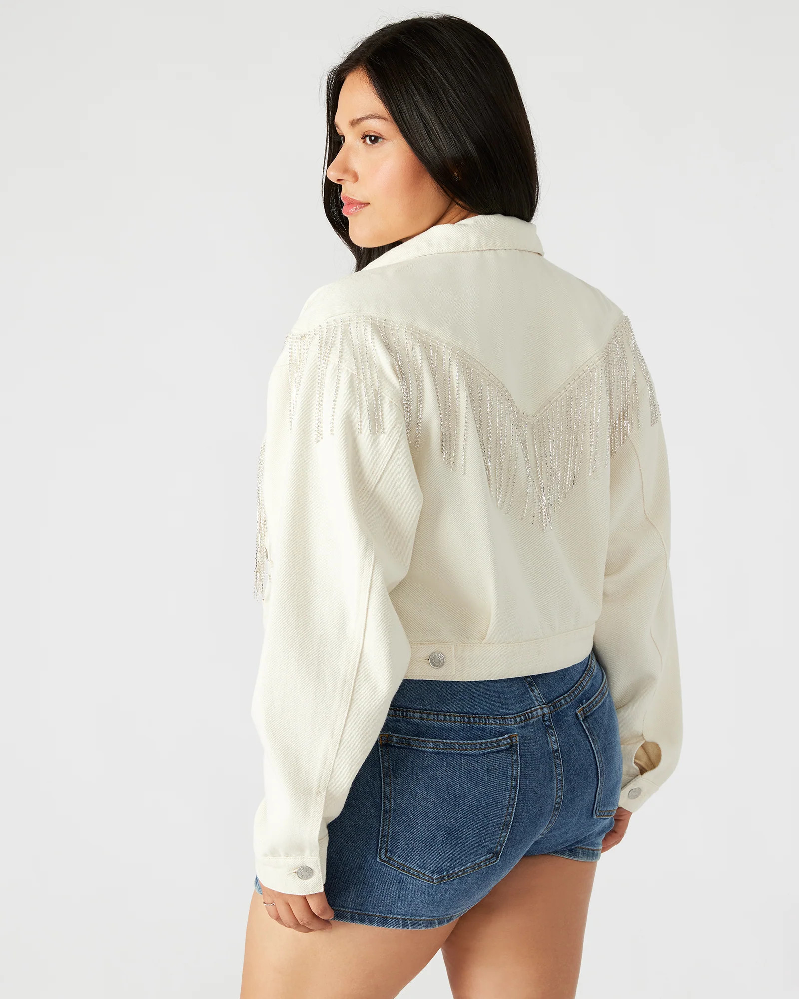 Canyon Denim Jacket Cream | Steve Madden (US)