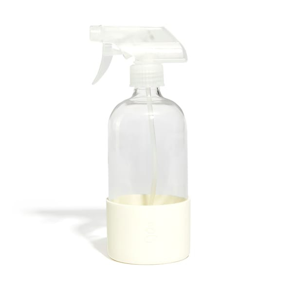 Grove Co. - Reusable Glass Cleaning Spray Bottle - With Silicone Sleeve (16 OZ) - Cream | Grove
