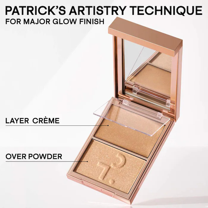 Major Glow Crème & Powder Light Reflecting Translucent Highlighter Duo | Sephora (US)