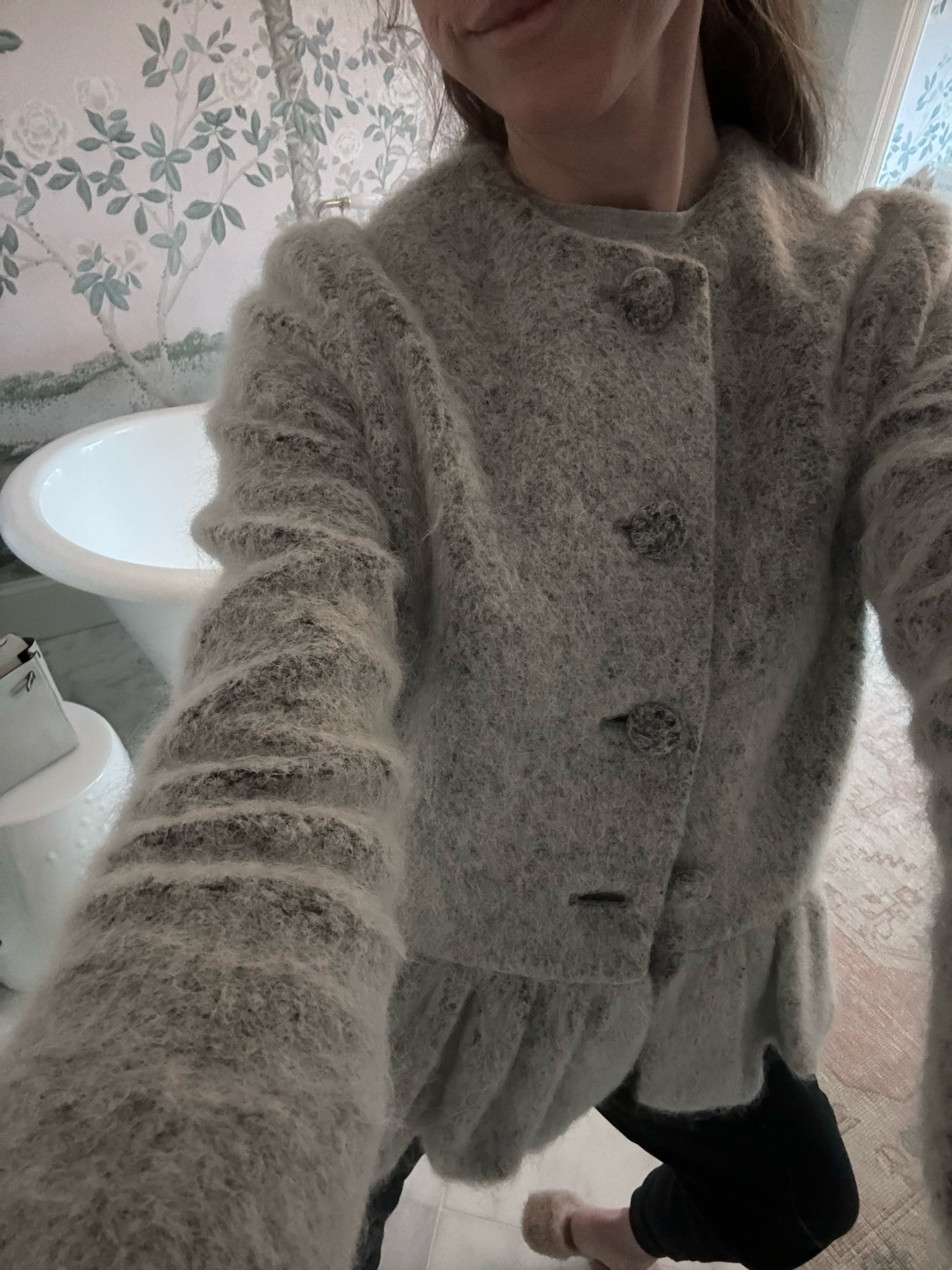 Carpool outfit and hoping it finally cools down. 