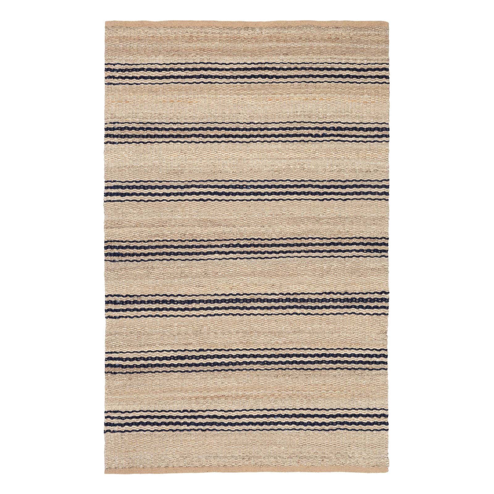 Jute Ticking Handwoven Rug | Annie Selke