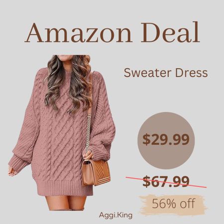 56% off on this sweater dress 

#amazon #amazondeal #amazonsale #sweaterdress

#LTKGiftGuide #LTKsalealert #LTKHoliday