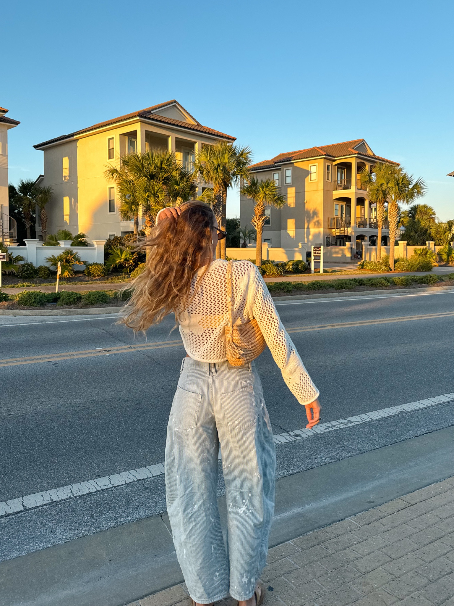 spring transition outfit🌞 barrel jeans have become my favorite and I can’t stop wearing these!! (size down) 

#LTKSeasonal #LTKstyletip #LTKfindsunder100