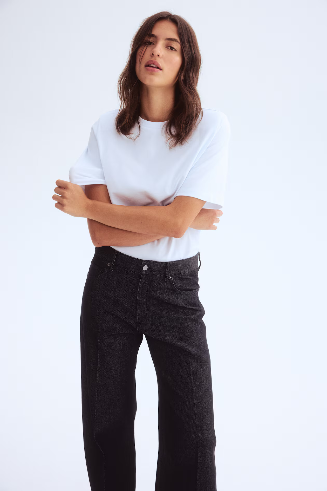 Shoulder-Pad T-Shirt | H&M (US + CA)