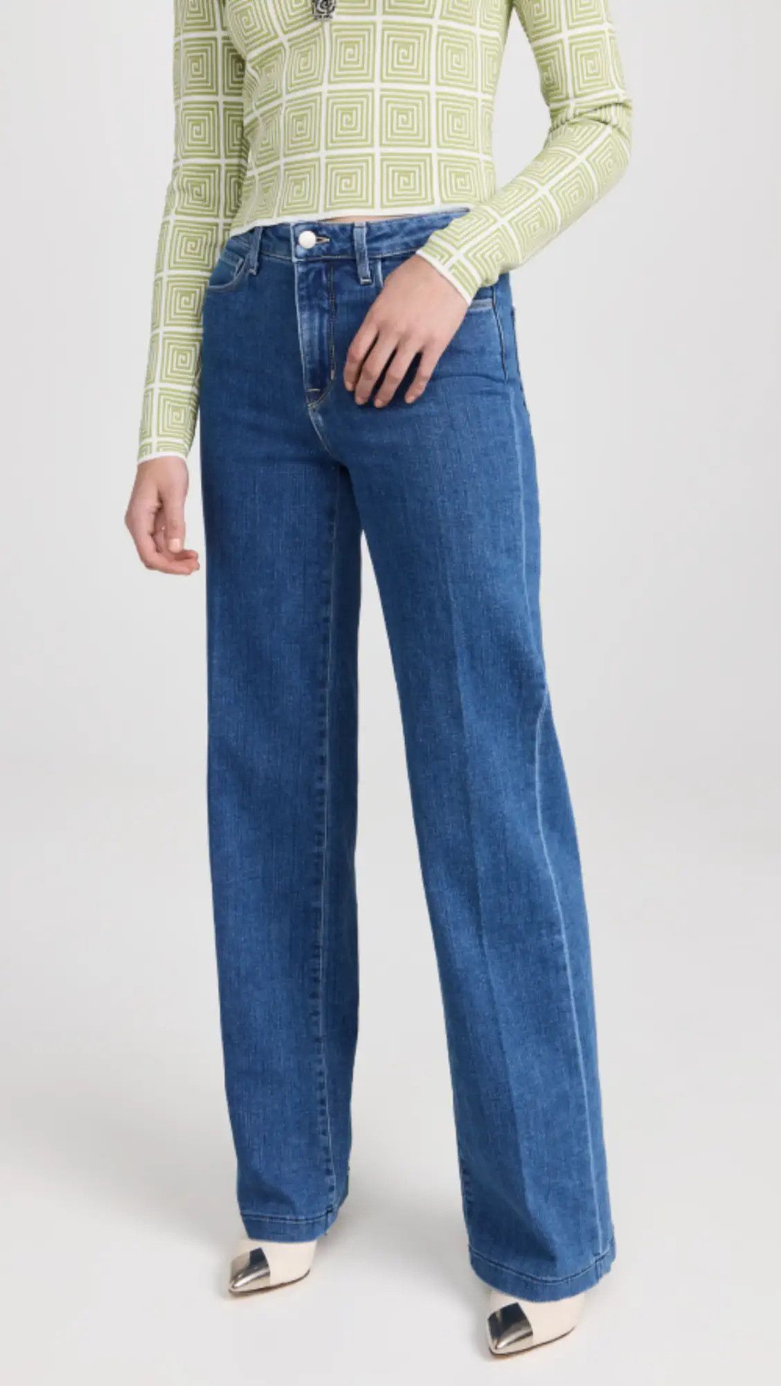 L'AGENCE Clayton Wide Leg Jeans | Shopbop | Shopbop