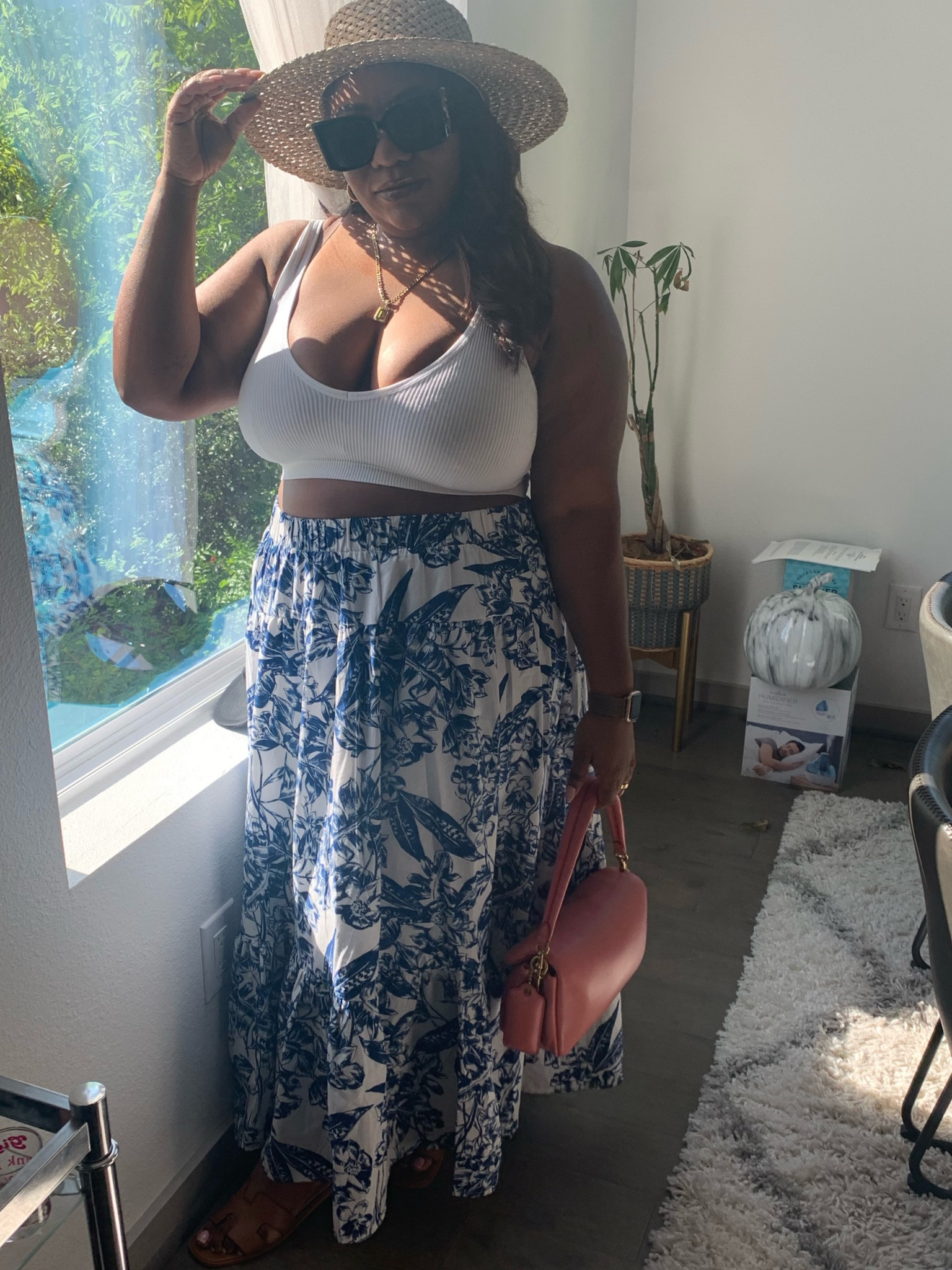 Beat maxi skirt for short girls