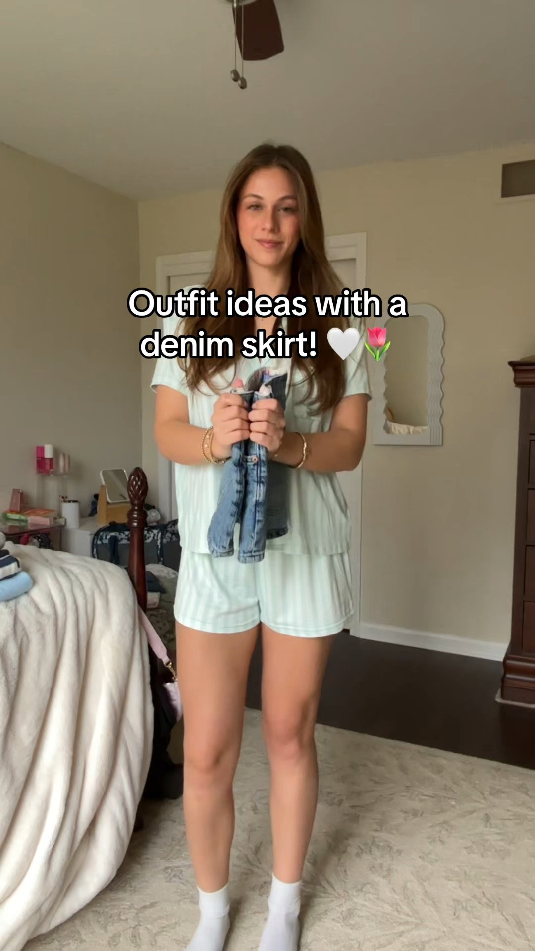 Spring outfit ideas with a denim skirt!
#denim #skirt 

#LTKgrwm #LTKSeasonal #LTKootd