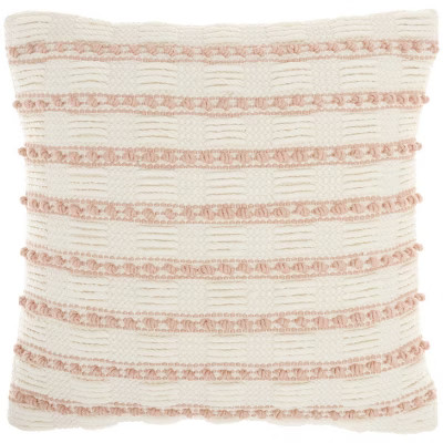 18"x18" Life Styles Woven Lines and Dots Square Throw Pillow - Mina Victory | Target