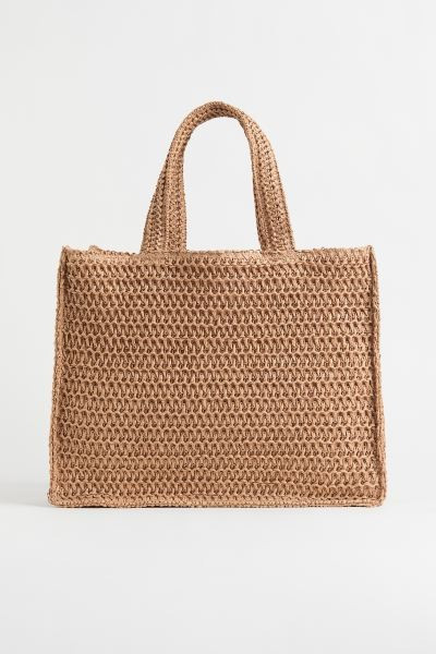 Large Straw Shopper | H&M (US + CA)