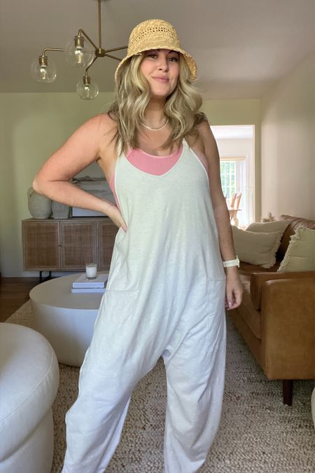 I live in the hot shot onesie this time of year!! Linked up the happiness runs tank I’m wearing but also an identical Amazon 3-pack for the same price 💘

#LTKstyletip #LTKSeasonal #LTKFind