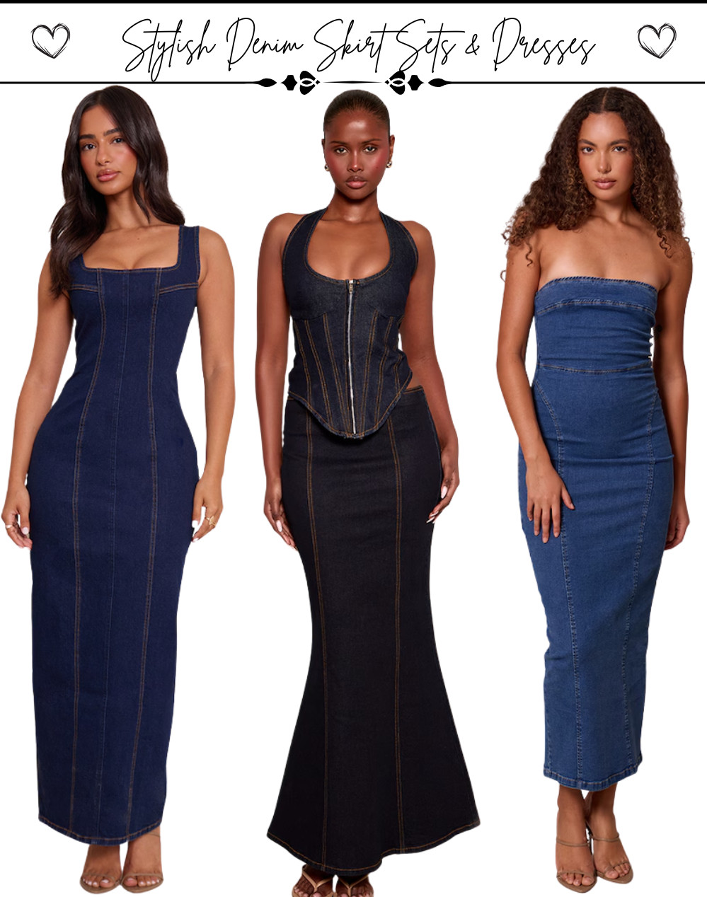 After sharing the first edit, I realized there were still so many good denim skirts and dresses worth adding… so here’s part two. This lookbook keeps the same idea I love about denim, pieces that feel reliable, easy to style, and polished without trying too hard.

From structured skirts to effortless dresses, these styles are the kind you can build outfits around again and again. Some feel more dressed up, others more relaxed, but all of them carry that timeless quality that makes denim such a dependable part of any wardrobe.

If you liked the first round, this second edit is all about giving you more options that keep that same effortless, wearable energy 🤍

#denimskirts
#denimdresses
#denimlookbook
#ltkstyle
#timelessdenim 

 #LTKMidsize #LTKPetite #LTKPlusSize