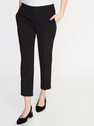 Mid-Rise Pull-On Straight Pants for Women | Old Navy US